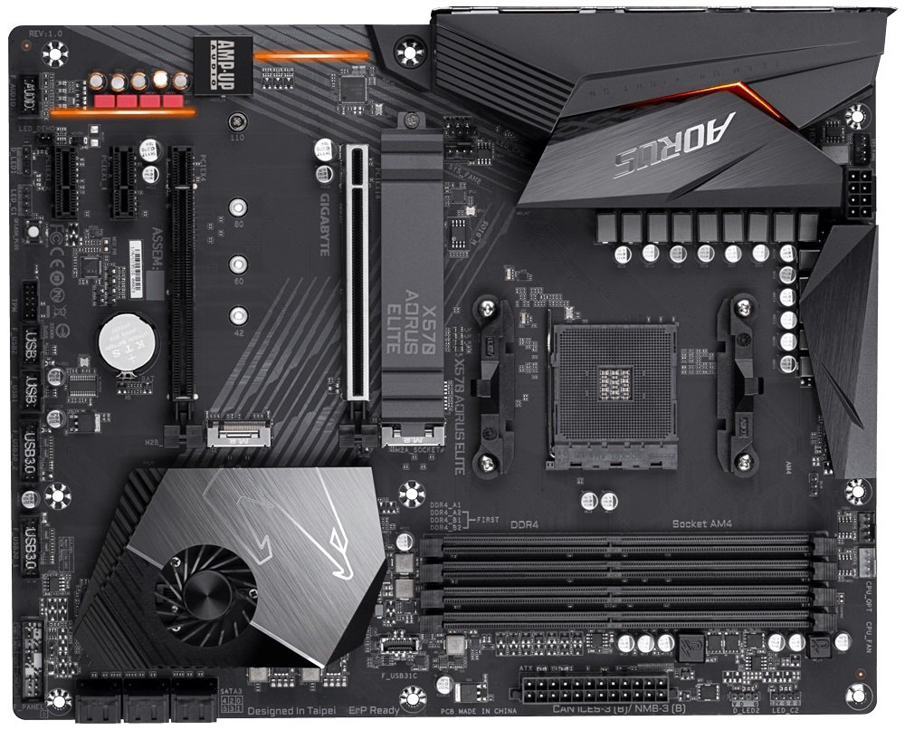 PŁYTA GŁOWNA GIGABYTE X570 AORUS ELITE łączność cFosSpeed