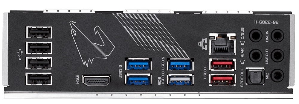 PŁYTA GŁOWNA GIGABYTE X570 AORUS ELITE złącza HDMI USB 3.1 Gen1 Gen2