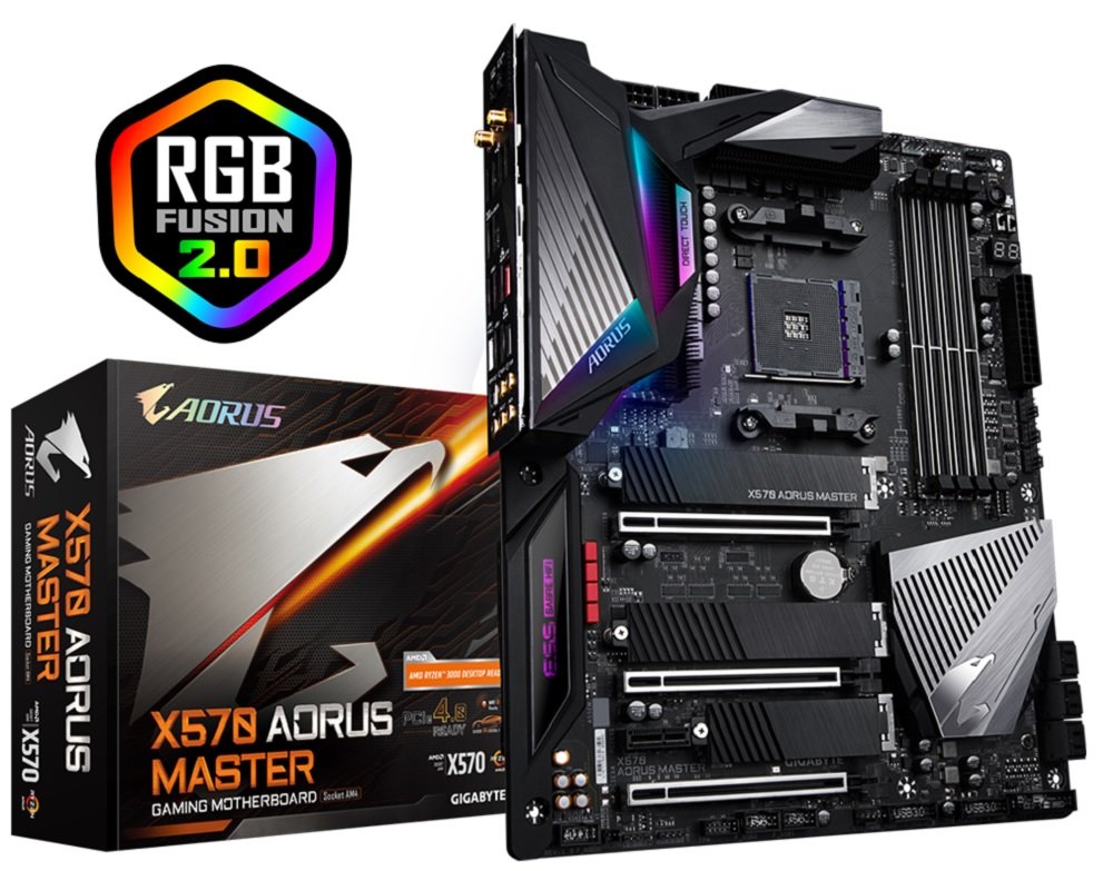 Płyta główna GIGABYTE X570 AORUS MASTER wydajność odprowadzanie ciepła