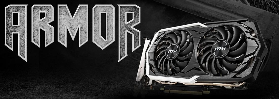Karta graficzna MSI GeForce RTX 2060 Super Armor OC 8GB - Karta graficzna