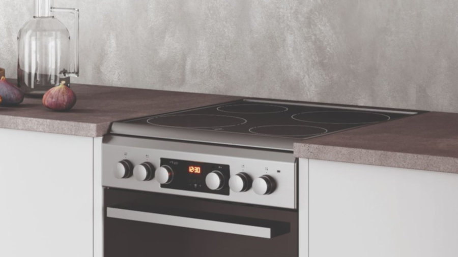 Kuchnia WHIRLPOOL WS5V8CCX Inox - Wyświetlacz