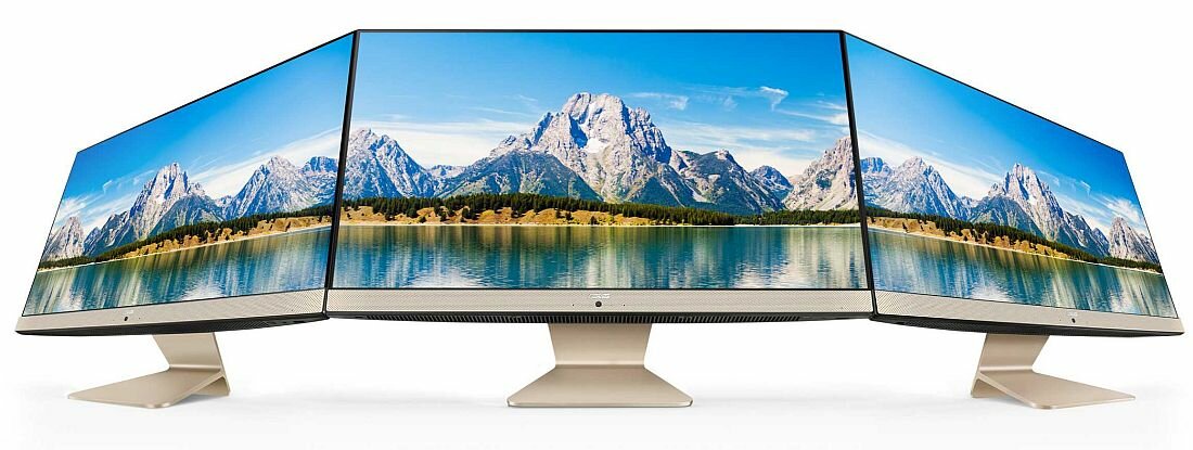 Komputer ASUS Vivo V241 srebrny - matowa matryca 