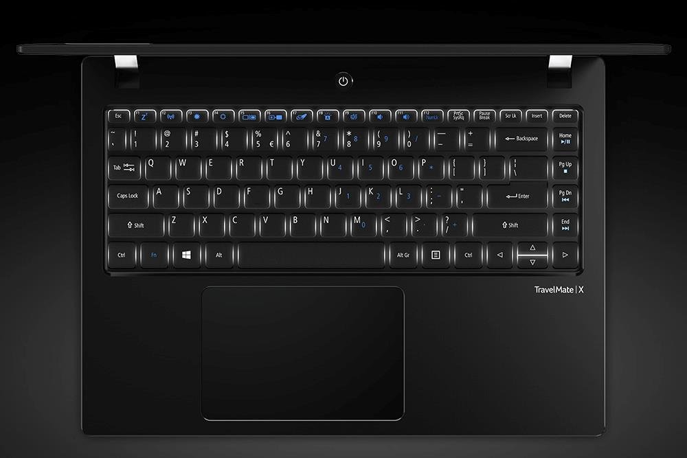 Laptop ACER TravelMate X3 - klawiatura