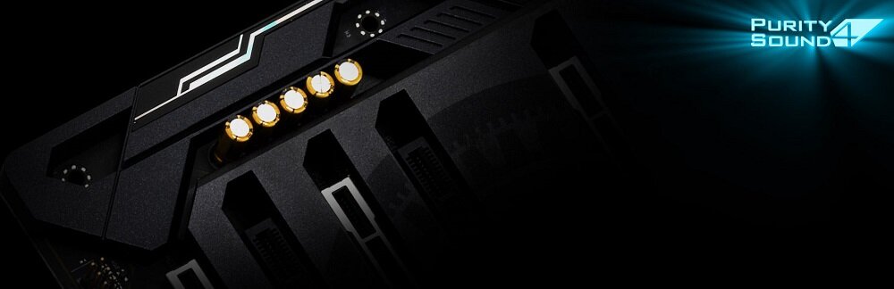 Płyta główna ASROCK X570 Taichi - Jakość dźwięku przestrzennego Sound Purity 4