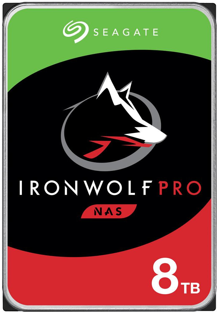 Dysk SEAGATE IronWolf Pro 8TB HDD - wydajność trwałość bezpieczeństwo sieci NAS wysoka niezawodność SATA III 6 Gb/s