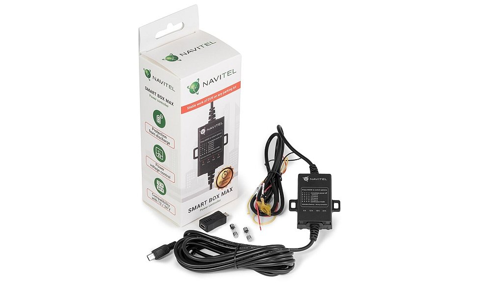 Adapter zasilania NAVITEL Smart Box Max ustawienia