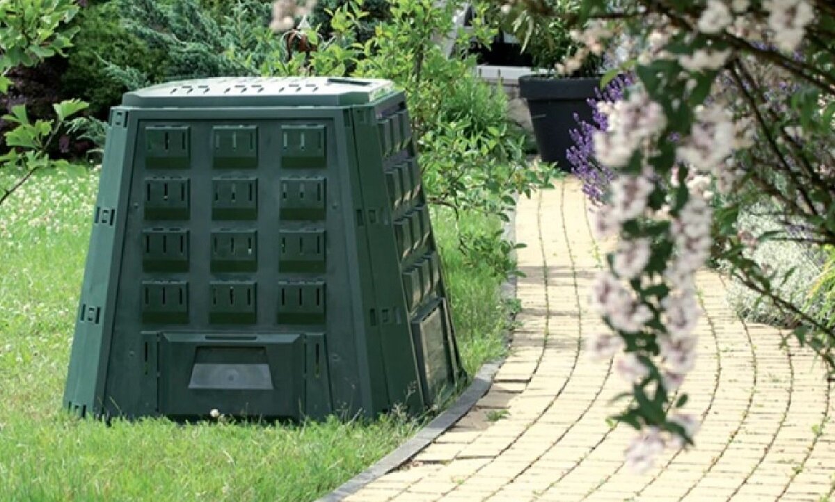 kompostownik PROSPERPLAST Evogreen ekologiczne rozwiązanie recykling organiczny łatwe użytkowanie zastosowanie