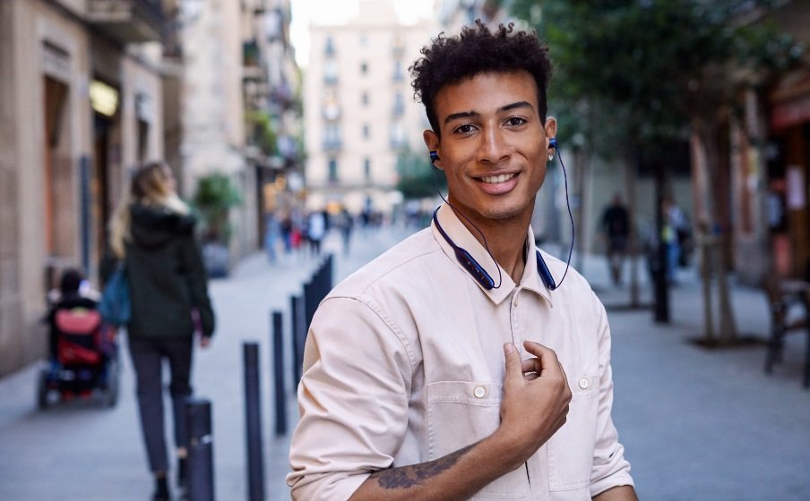 Słuchawki dokanałowe JBL Live 220BT Biały - TalkThru 