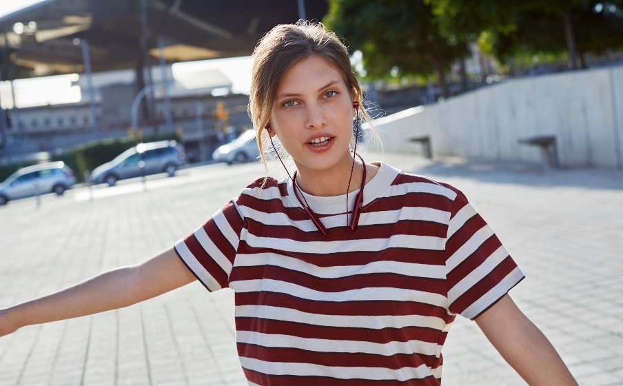 Słuchawki dokanałowe JBL Live 220BT Biały - dźwięk 