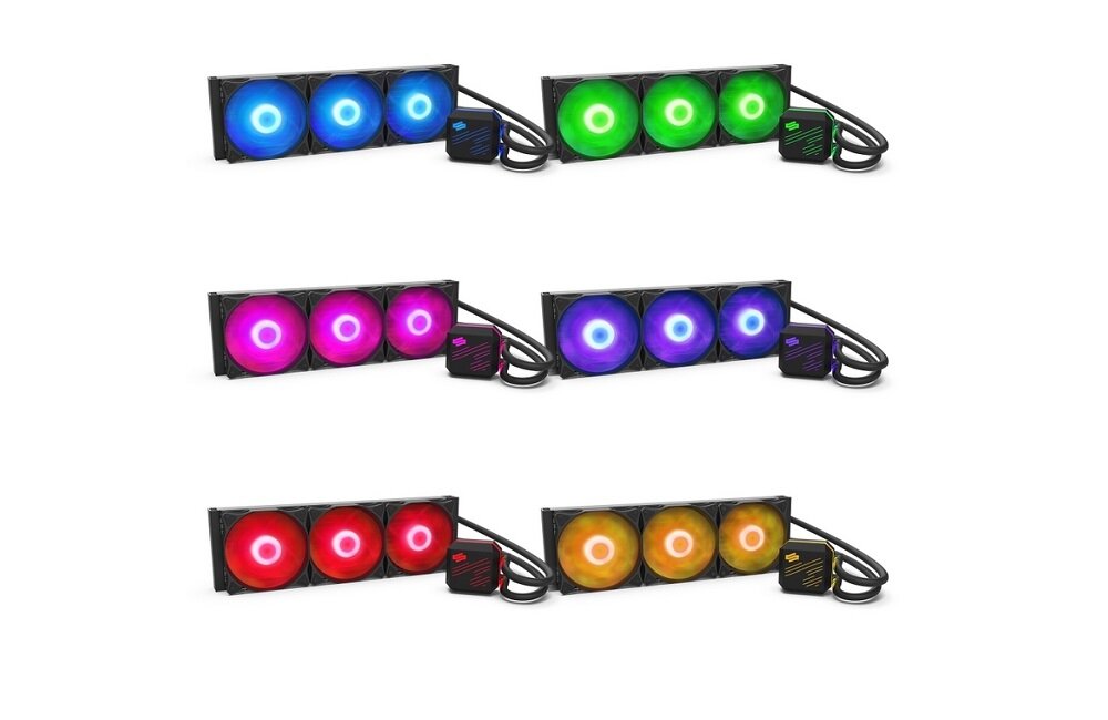 Chłodzenie wodne SILENTIUMPC Navis RGB 360 Wiele możliwości montażu wykonane z elastycznego materiału