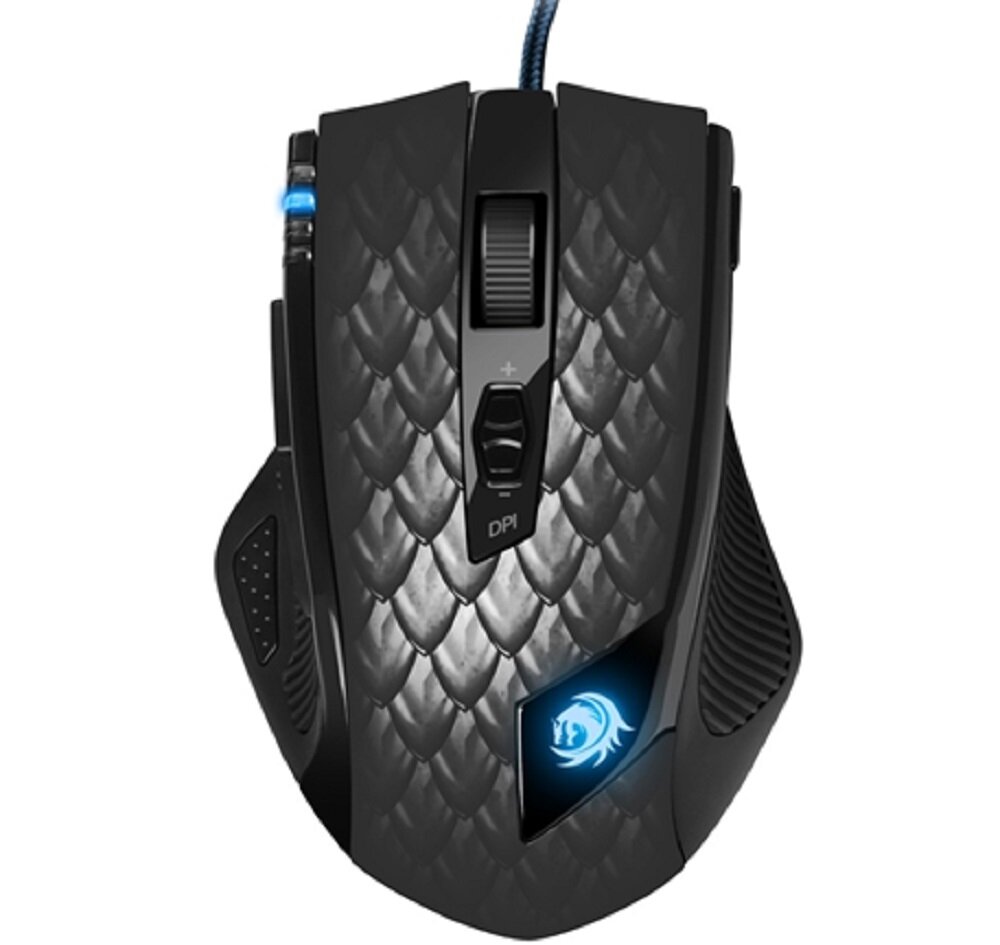 Mysz SHARKOON Drakonia Czarny - podswietlenie   