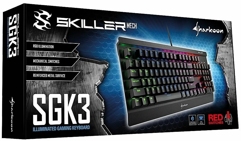 Klawiatura SHARKOON Skiller Mech SGK3 - Elegancka