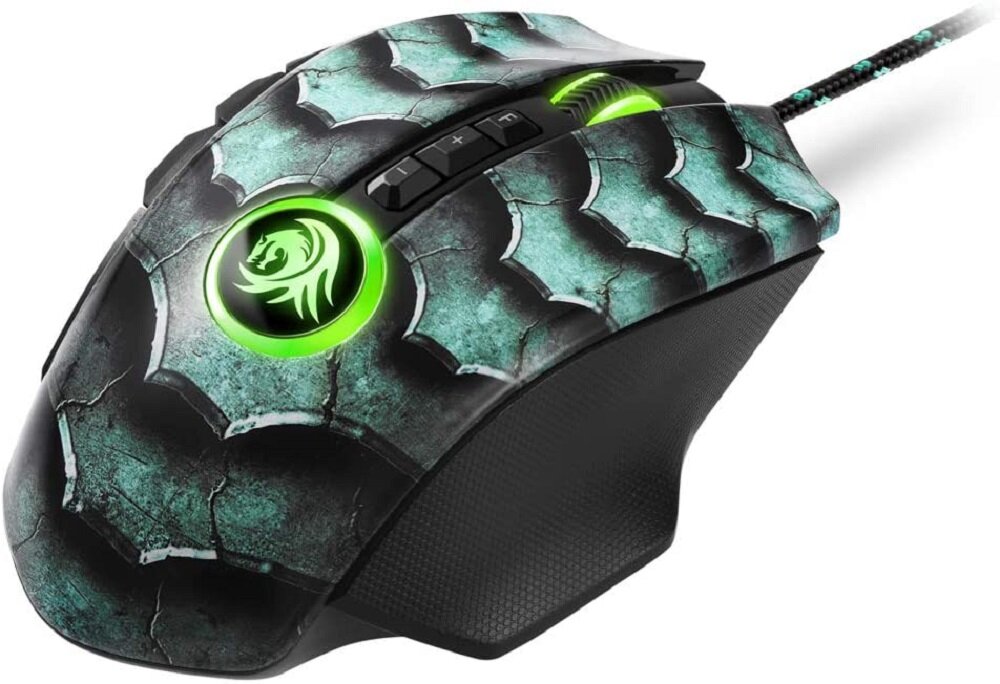 Mysz SHARKOON Drakonia II Zielony - konstrukcja 