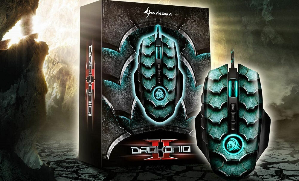 Mysz SHARKOON Drakonia II Zielony - niezawdonosc 