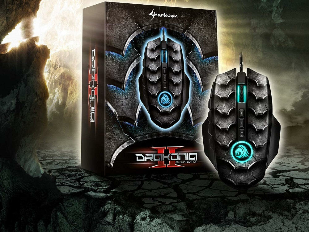 Mysz SHARKOON Drakonia II Czarny - niezawdonosc 