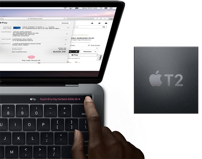 Laptop APPLE MacBook Pro 13 - zabezpieczenia