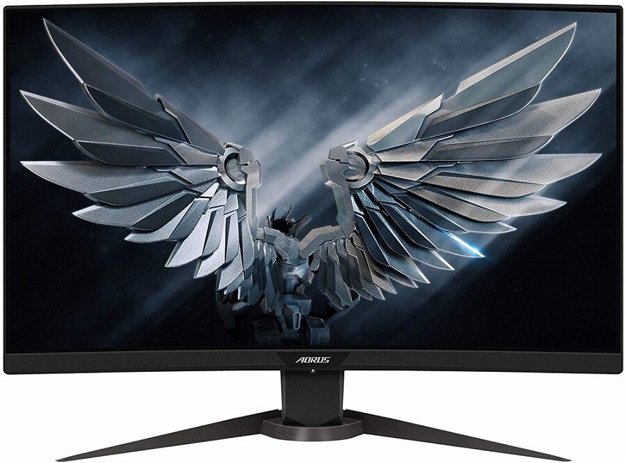 Monitor-GIGABYTE-AORUS-CV27F - wygląd ogólny solidna konstrukcja krótki czas reakcji