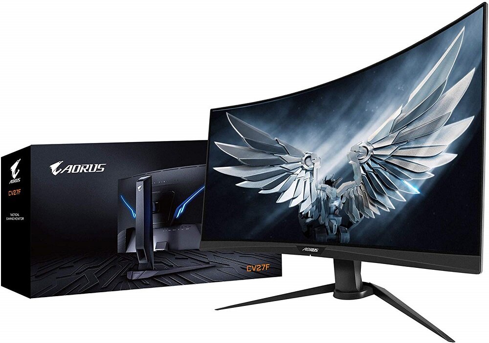 Monitor-GIGABYTE-AORUS-CV27F - płynny obraz krótki czas reakcji częstotliwość odświeżania