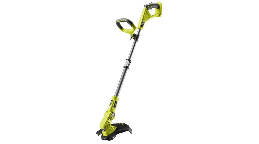 Podkaszarka elektryczna RYOBI OLT1832 waga 2,3 kg poziom hałasu 94,2 dB konstrukcja obudowy z wysokiej jakości materiałów