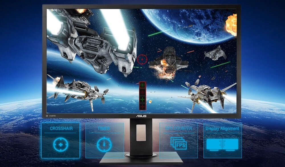 Monitor ASUS VP28UQGL Funkcje dla graczy