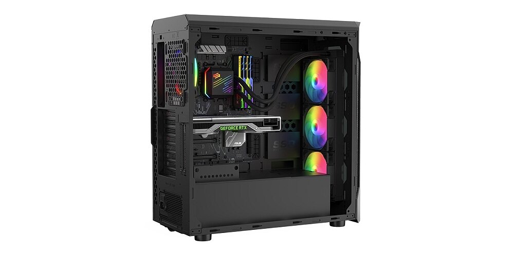 Chłodzenie CPU SILENTIUM PC NAVIS EVO ARGB 360 AIO montaż konstrukcja
