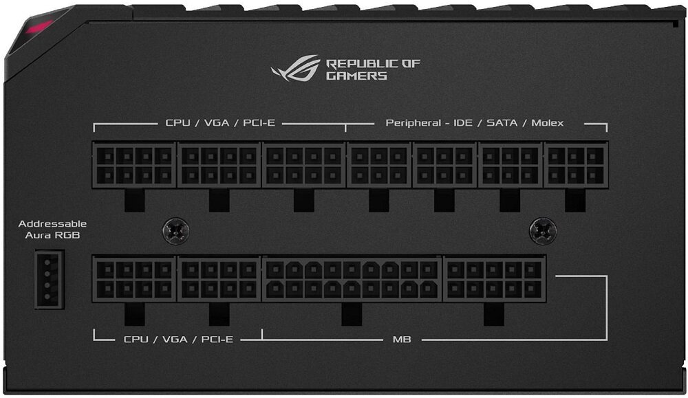 Zasilacz ASUS Rog Thor Platinum 850W - parametry techniczne