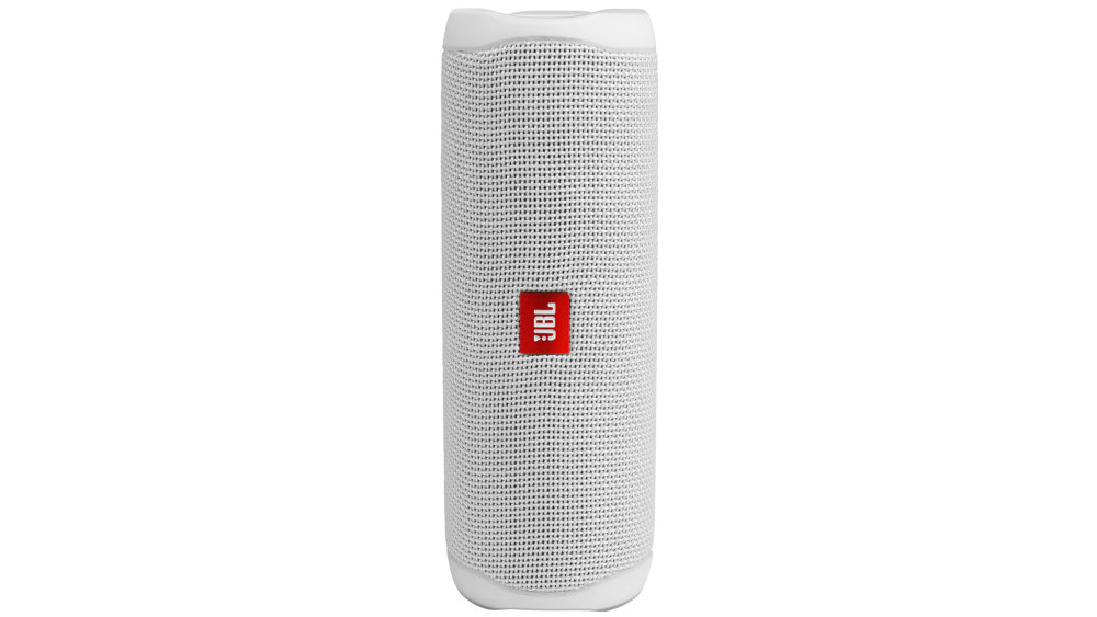 Біла мобільна колонка JBL Flip 5 White - загальний вигляд