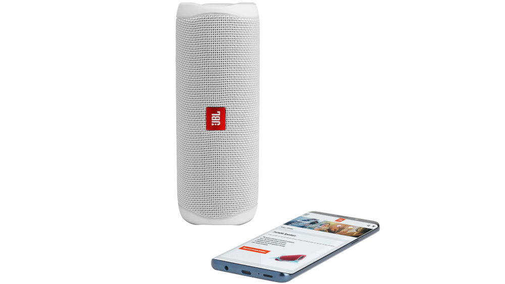 Мобільна колонка JBL Flip 5 White - мобільність