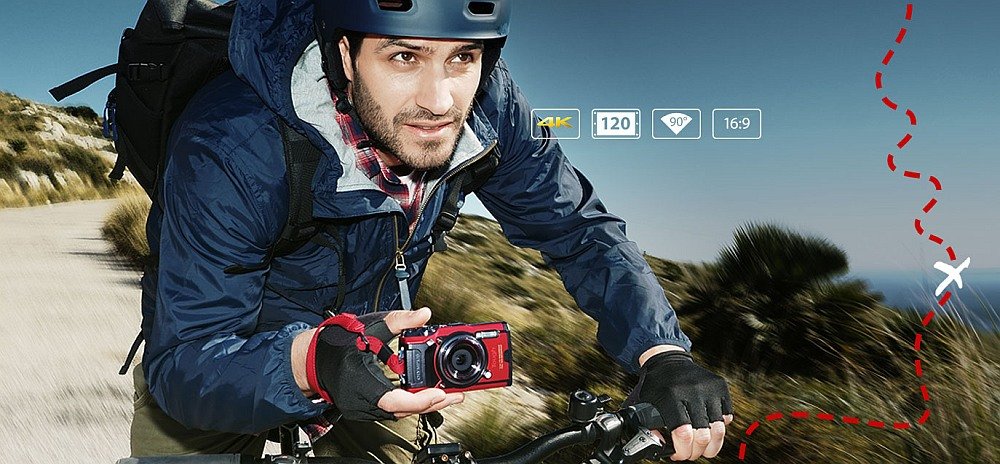 Aparat OLYMPUS TG-6 film nagrywanie 4k rozdzielczość