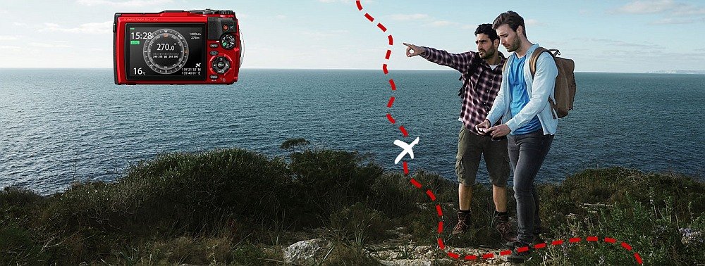 Aparat OLYMPUS TG-6 czujniki gps termometr