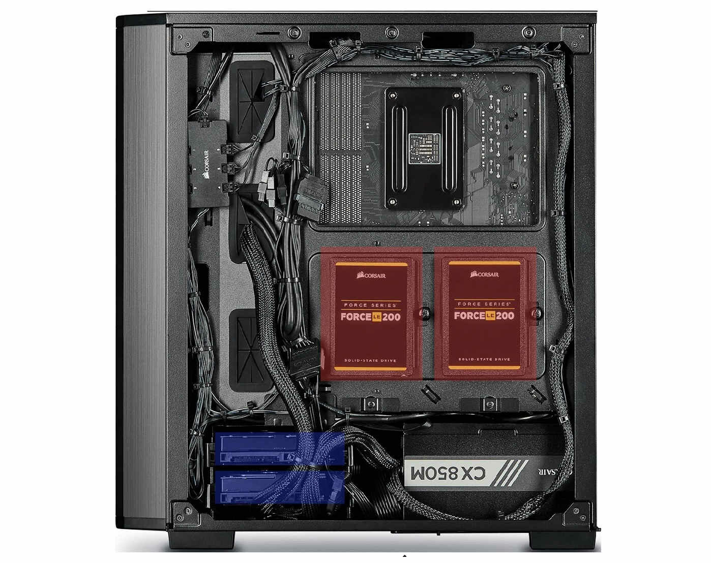 Obudowa CORSAIR Carbide Series 175R - pamiec masowa