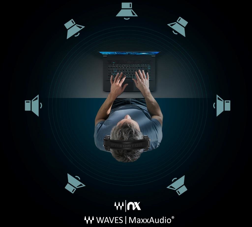 Laptop gamingowy ACER Predator Triton 500  - DŹWIĘK 3D