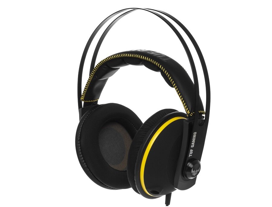 SŁUCHAWKI ASUS TUF GAMING H7 GUN METAL pasmo przenoszenia dźwięk przestrzenny 