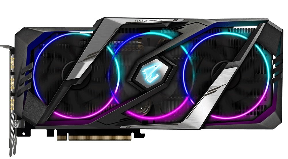 Karta graficzna GIGABYTE GEFORCE RTX2080 SUPER AOURUS 8G chłodzenie WindForce STACK