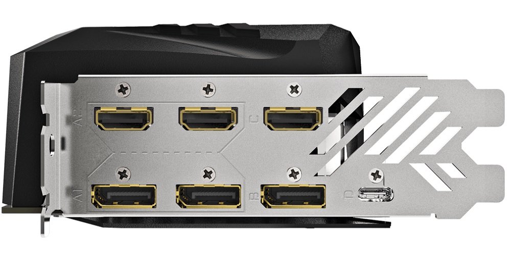 Karta graficzna GIGABYTE GEFORCE RTX2080 SUPER AOURUS 8G złącza HDMI DisplayPort