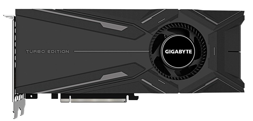 Karta-graficzna Gigabyte Geforce RTX 2080 SUPER TURBO 8G chłodzenie Turbo podwójne łożysko kulkowe