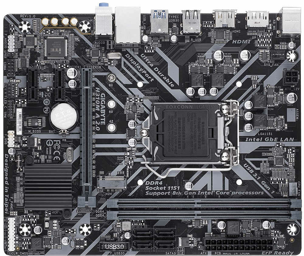 Płyta główna GIGABYTE H310M A - wydajne chlodzenie