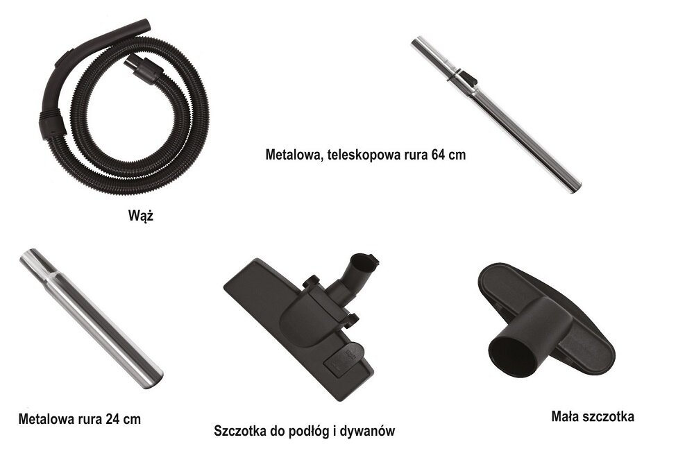 Odkurzacz LUND 67091 3 filtry 