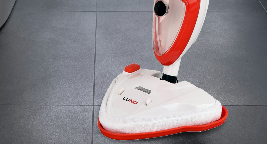 Mop parowy LUND 67221 1500 W napiecie 220-240V (50-60Hz) pojemnosc 550 ml obrotowa glowica