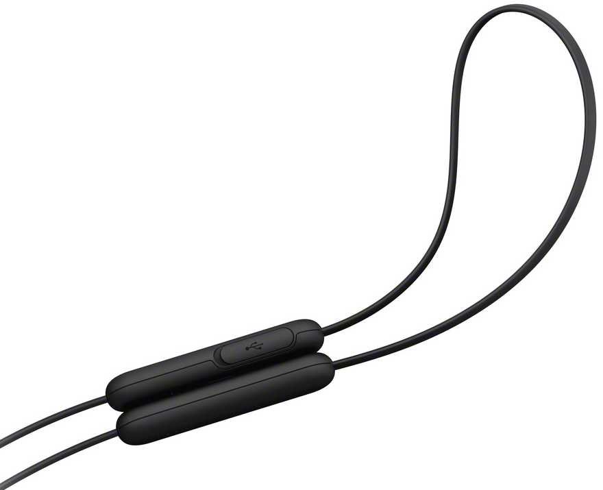 Słuchawki dokanałowe SONY WI-C200B Czarny - Akumulator