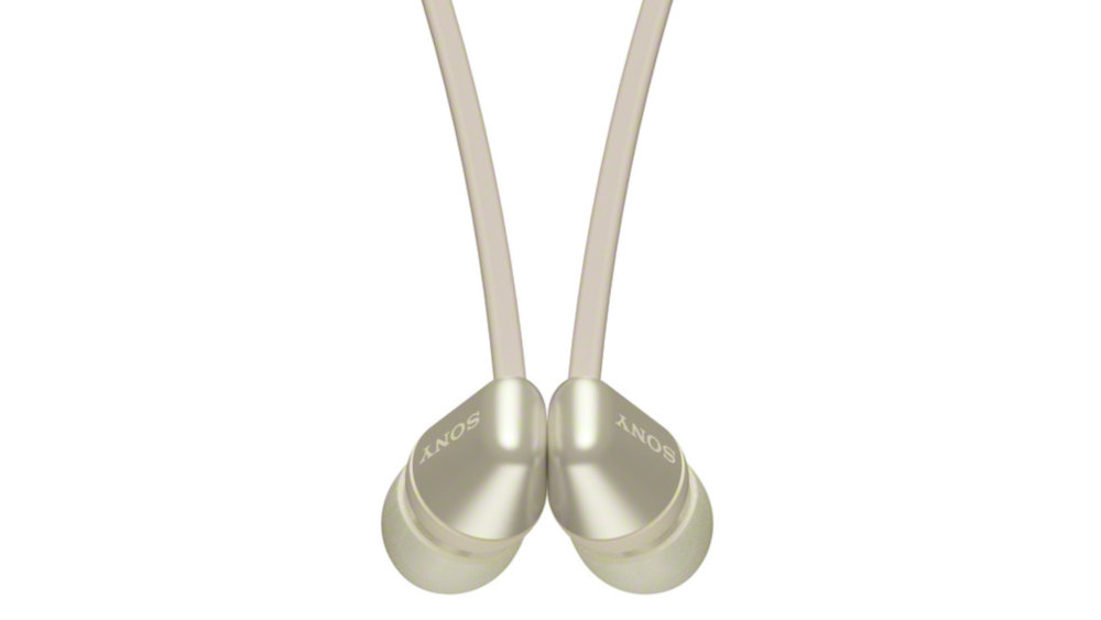 Słuchawki Dokanałowe SONY WI C310 Złoty - Mobilność