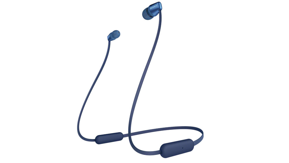 Słuchawki Dokanałowe SONY WI C310 Niebieski - Bluetooth