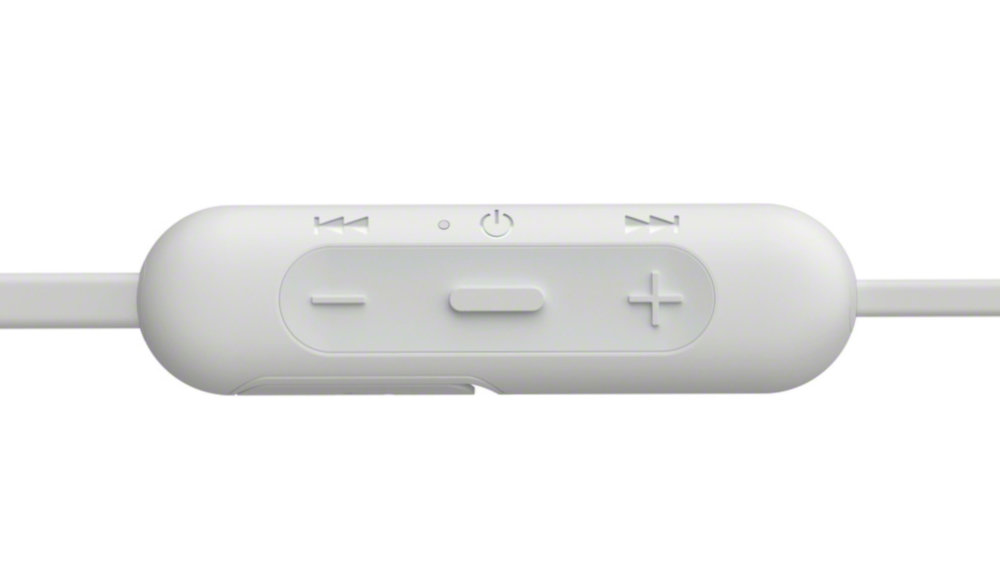 Słuchawki Dokanałowe SONY WI C310 Biały - Mikrofon