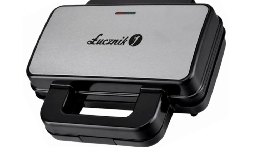 Opiekacz ŁUCZNIK SM-2019 lampki kontrolne stan pracy podlaczenie do sieci