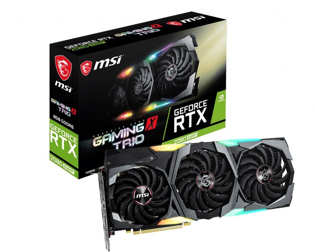 Karta graficzna MSI GeForce RTX 2080 Super Gaming X Trio 8GB - Karta graficzna