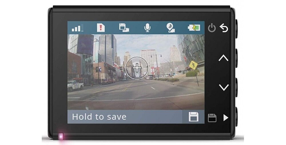 Wideorejestrator GARMIN Dash Cam 46 rozdzielczość ekran bateria zasilanie obiektyw obraz nagrywanie filmy zapis opis wymiary cechy zalety