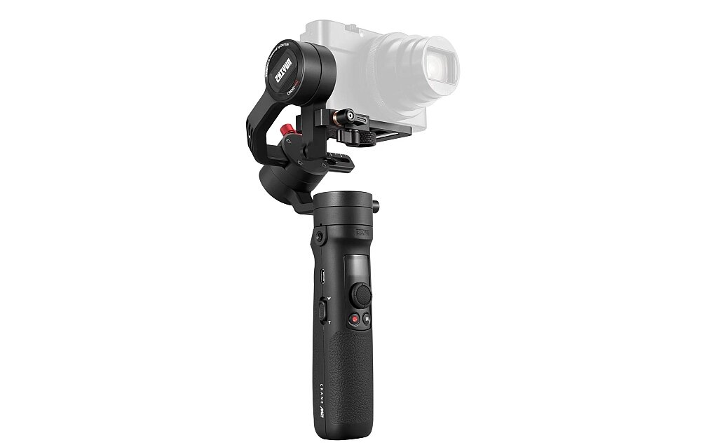 Gimbal ręczny ZHIYUN Crane M2 stabilizacja kamera montaż smartfon bateria funkcje tryby