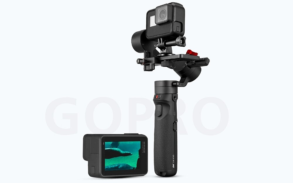 Gimbal ręczny ZHIYUN Crane M2 stabilizacja kamera montaż smartfon bateria funkcje tryby