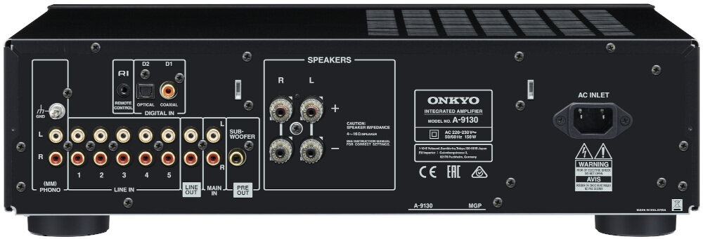 Wzmacniacz ONKYO A-9130  - konfiguracja