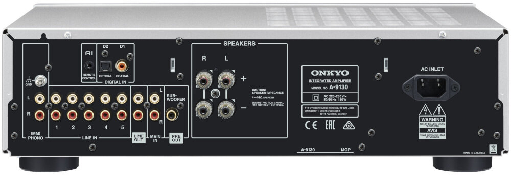 Wzmacniacz ONKYO A-9130 - konfiguracja